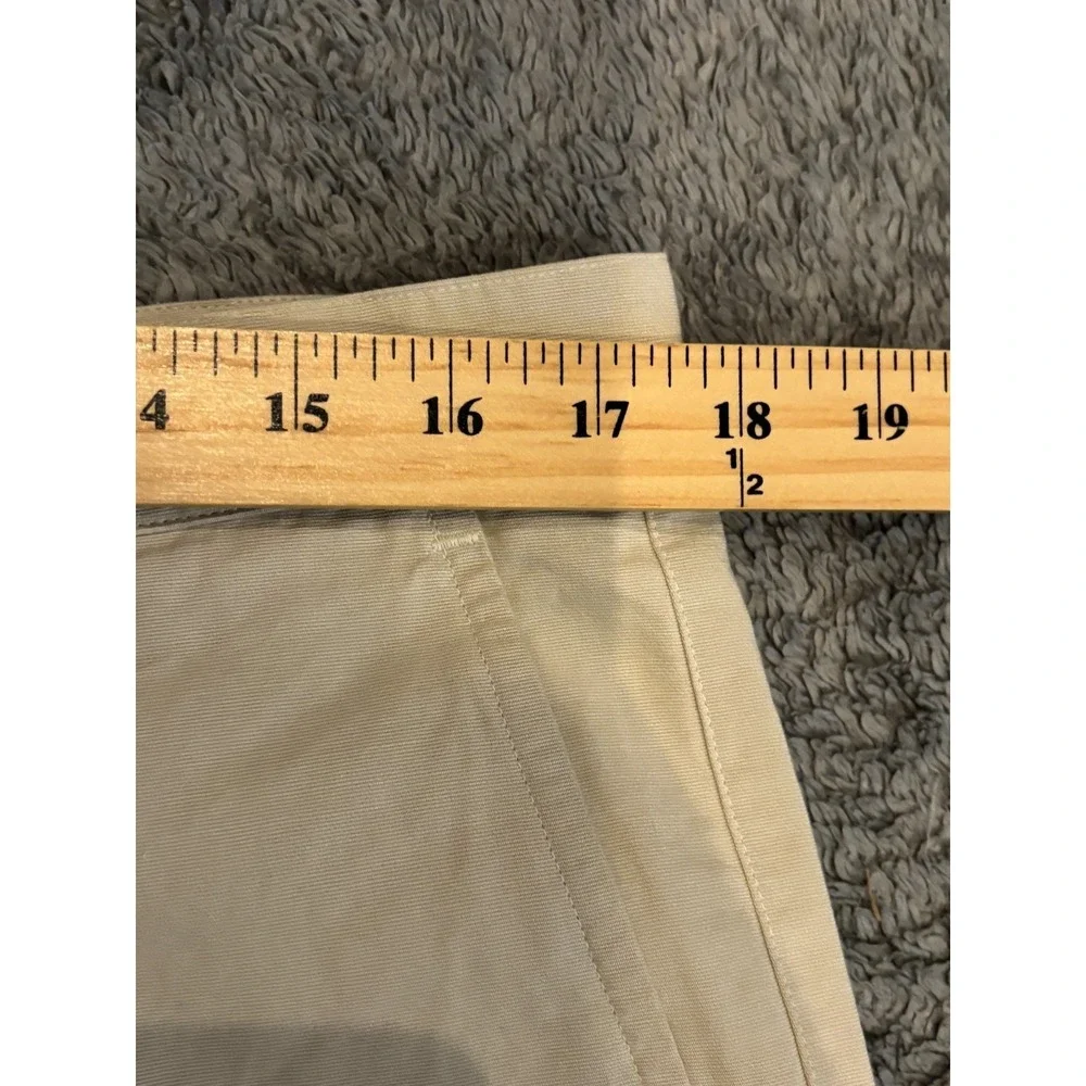 Banana Republic Pants Mens 35L Dylan Fit Beige Cotton Straight Leg Casual Preppy